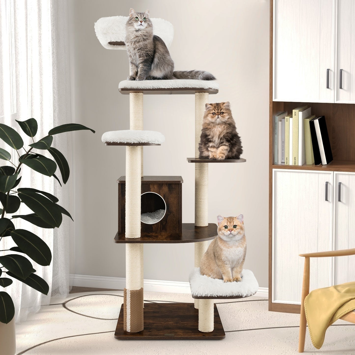 Fluffy Cloud - Cat Tree - 7 Tier