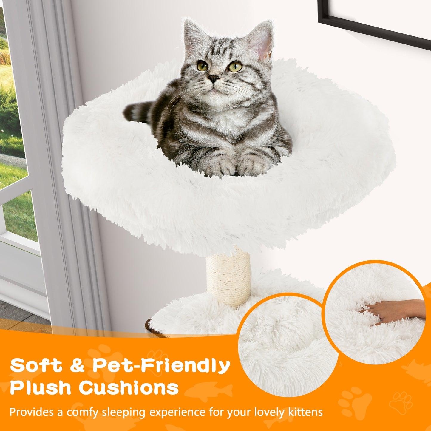 Fluffy Cloud - Cat Tree - 7 Tier