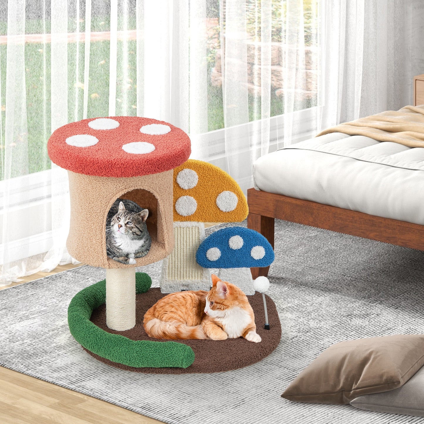 Baby Mushrooms - Cat Tree - 4 in 1