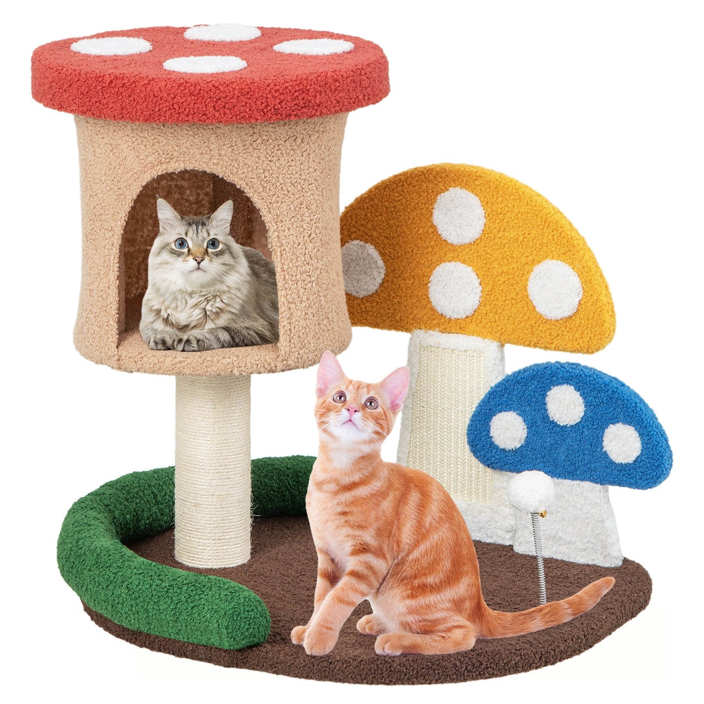 Baby Mushrooms - Cat Tree - 4 in 1