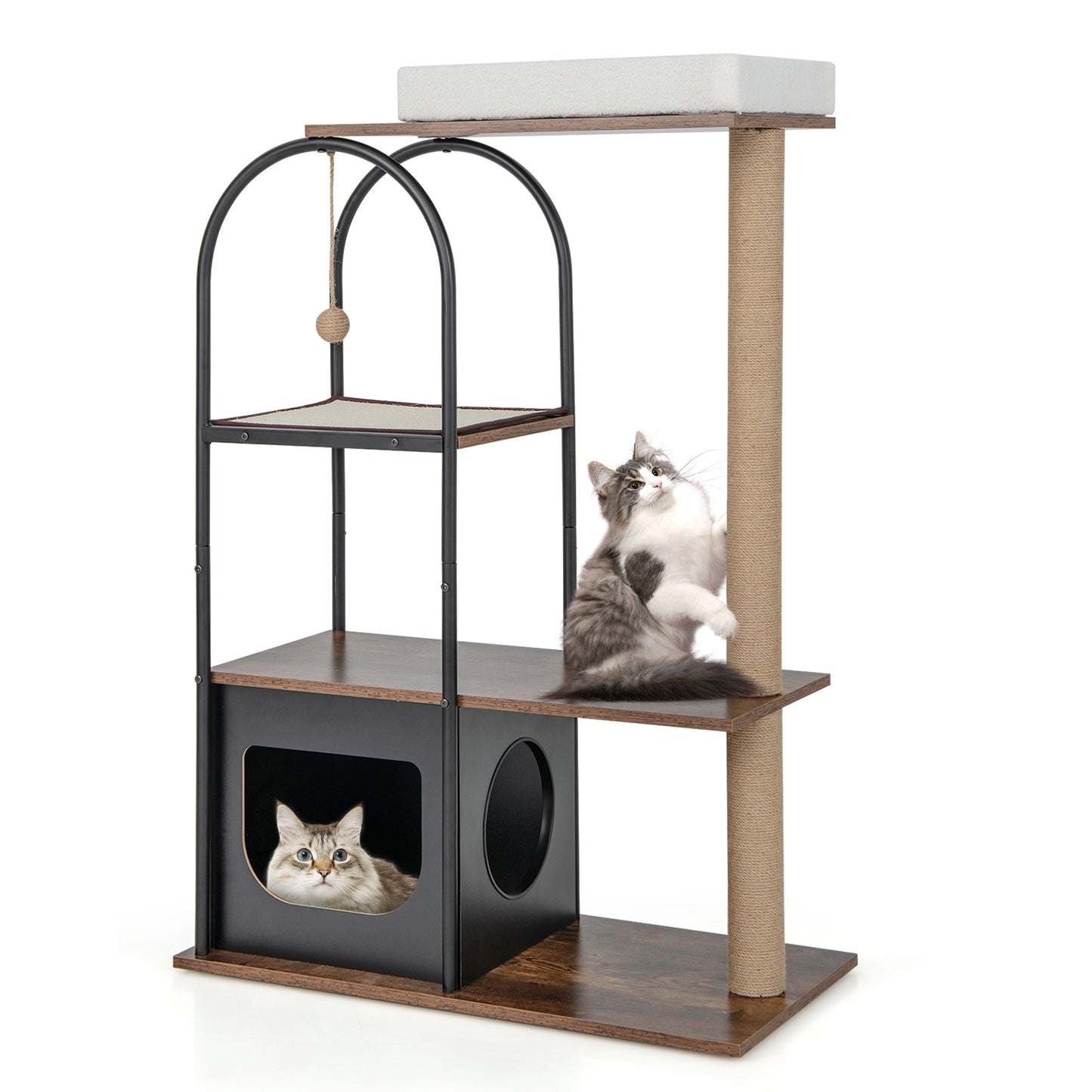 The Lookout - Cat Tree - Modern Black