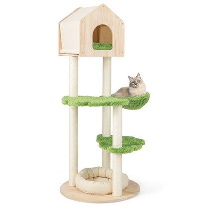 Forest Tree House - Cat Tree - 5 Tier with Condo